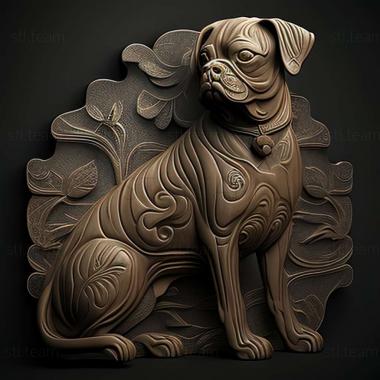 3D model Chinese Chongqing dog (STL)